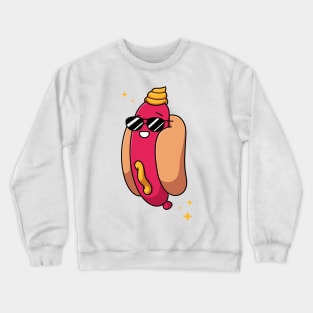 Cool Hot Dog Crewneck Sweatshirt